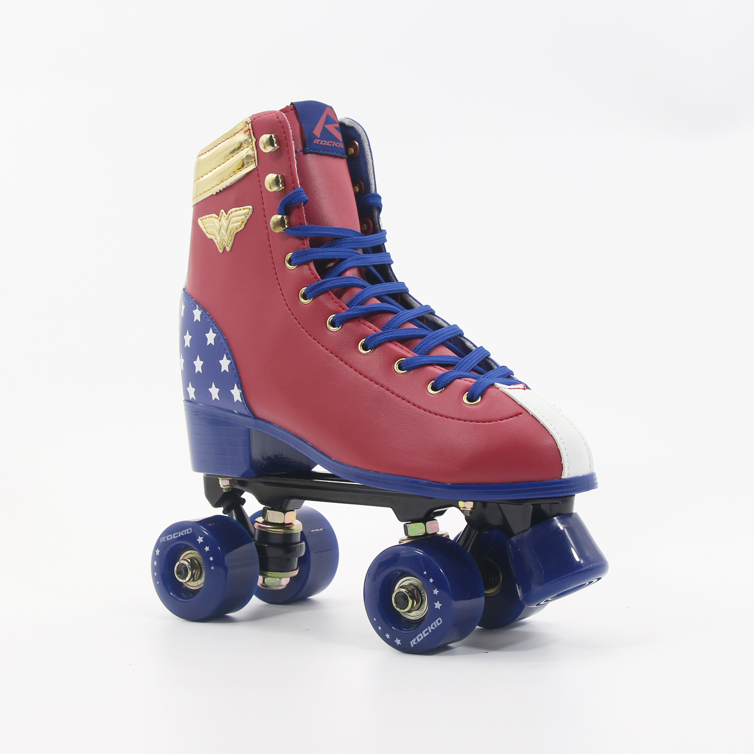 Rendimiento quad patines rojo / azul para niño