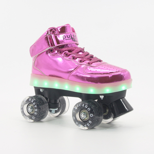 4 ruedas parpadeando patines de patines para niños